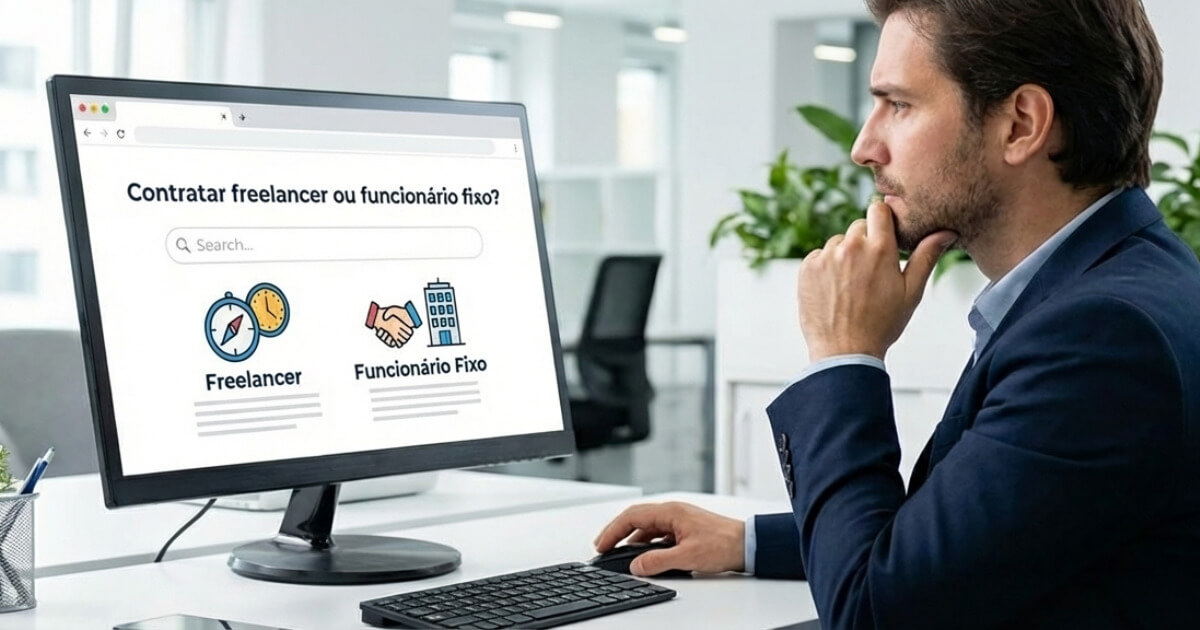 Contratar freelancer ou funcionário fixo? Veja o que é melhor para seu negócio